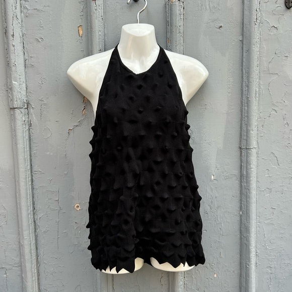 Adolpho Dominguez Black Knit Tank, BNWT, Large - Picture 5 of 16